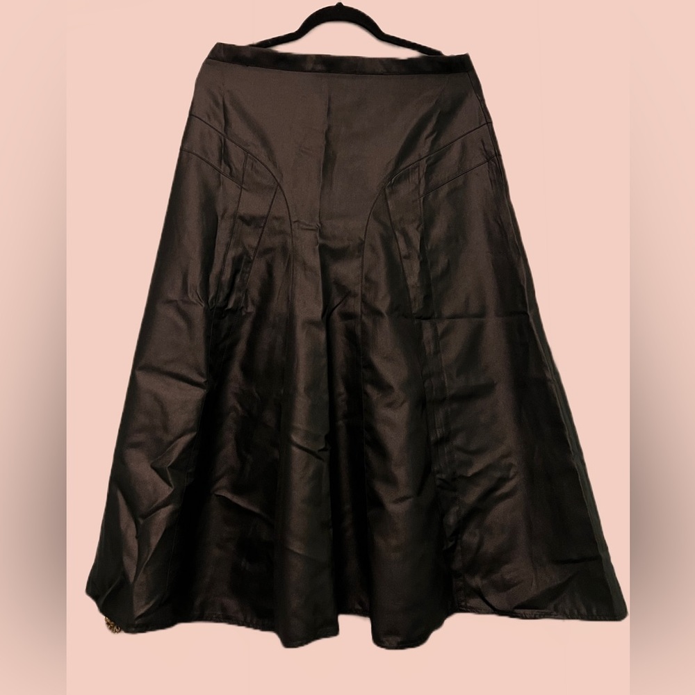 Simon Chang Long Black Skirt